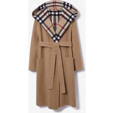 Checkered - Wool Coats Burberry Wool Wrap Coat 02