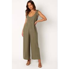 Ayla Linen Jumpsuit Olive