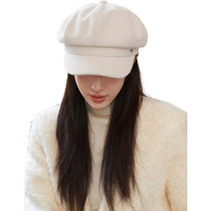 Shein One Four-pointed Star Design Duckbill Beret Hat For Women, Spring/summer/autumn/winter, Korean Style, Versatile, Face-shaping