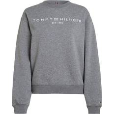 Tommy Hilfiger Modern Signature Logo Sweatshirt - Medium Heather Grey