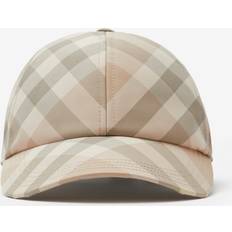 Burberry Caps Burberry Check Baseball Cap - Beige