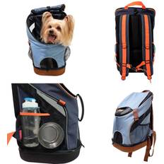 InnoPet Ibiyaya Ultralight Pro Backpack Dog & Cat Carrier, Coral