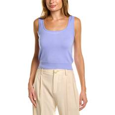 Wool Tank Tops Oscar de la Renta Scoop Neck Wool Tank