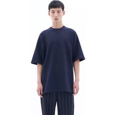 Filippa K Homme Pulls Filippa K Raglan Crewneck Tee Blue