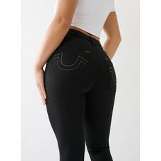 True Religion Ponte Curvy Jennie High Rise Skinny - Black