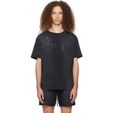 Amiri Oberteile Amiri Logo shotgun shortsleeved T-shirt faded_black