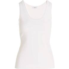 Ferragamo Damen Tanktops Ferragamo Ferragamo-Basic Tank Top Top Bianco-Donna White