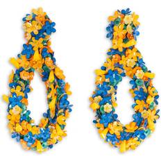 La DoubleJ Confetti Hoops - Woman Jewelry Solid Yellow
