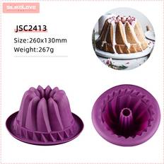 Dechoicelife Big Bundt Cake Silicone Mold
