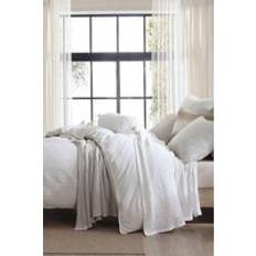 DKNY Pure Ribbed Duvet Cover Grey