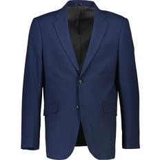 Lindbergh Superflex Modern Fit Blazer - Blue/Dk Blue Mel