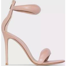 Läder Sandaletter Gianvito Rossi Beige Bijoux Heeled Sandals Peach IT