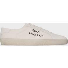 Saint Laurent Women Sneakers Saint Laurent Court Classic SL/06 Embroidered Sneakers - White