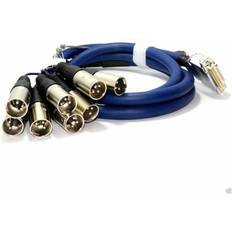 Cables Kenable 25 Pin D Sub Male to Eight XLR 3 Pin Lead 2m