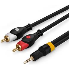 Cables Wejoy Digizulu HIFI Jack 3.5MM to 2RCA Splitter Cord