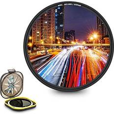 JJC 72mm Optical Glass ND1000 Neutral Density ND Filter for Fujifilm Fuji X-S10 X-E4 X-T4 X-T3 with XF 16-80mm F4 and Other 72mm Lens Camera, with