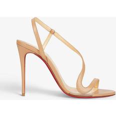 Christian Louboutin Pink Slippers & Sandals Christian Louboutin Rosalie leather sandals beige