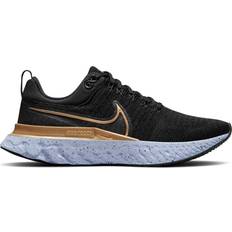 Nike React Infinity Run Flyknit 2 - Black/Metallic Gold