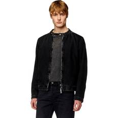 Diesel Men Outerwear Diesel Mens Glory Logo-embordered Denim Jacket