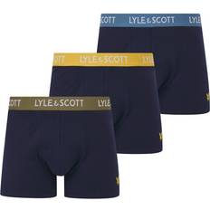 Lyle & Scott Kalsonger Lyle & Scott Pack Barclay Men's Trunks Peacoat Multi Waistbands