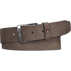 Tommy Hilfiger Grey Belts Tommy Hilfiger Ledergürtel ADAN TAUPE