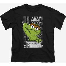 Sesame Street Go Away Kids T-Shirt Black 5-6 Years