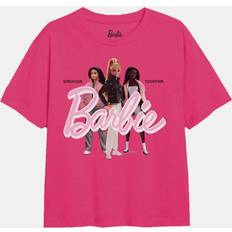 Barbie Stronger Together Girls T-Shirt Fuchsia 10-12 Years