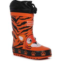 Orange Children's Shoes Regatta Mudplay Junior Kids Walking Wellington Boots