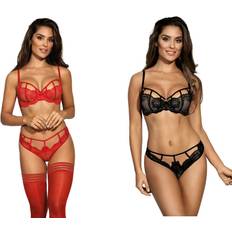 Rouge Soutiens-gorge Axami Soutien-Gorge Push-Up Armatures - Rouge