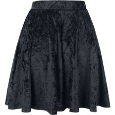 Forplay Velvet Skirt Short skirt black