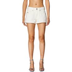 Diesel Femme Shorts Diesel Short en denim Shorts - Femme - Blanc