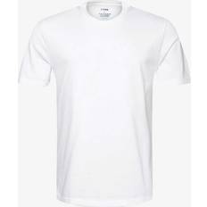 Eton Mens White Crewneck Organic Cotton-jersey T-shirt