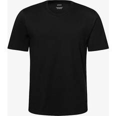 Eton Cotton Single Jersey T-Shirt - Svart