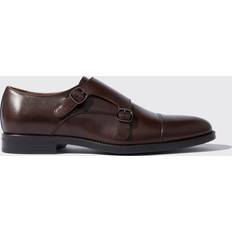 Caoutchouc - Homme Moines Scarosso Francesco Moro - Homme Chaussures À Boucle Veau Marron Foncé