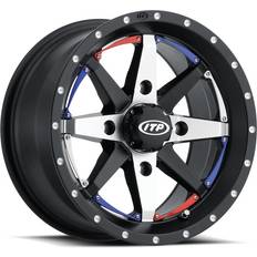 Itp Cyclone Wheel 14x7 4x137 5+2 Black/Machined, white, white