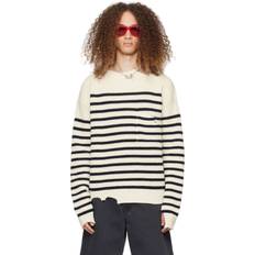 Marni S Overdele Marni Off-White Striped Sweater RGW03 STONE WHITE IT