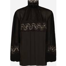 Soie Chemisiers Dolce & Gabbana Georgette and Lace Blouse