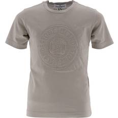 Stone Island Pojkar T-shirts Stone Island T-shirt Dove Grey m. Logo år 140 T-shirt