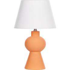 Keramik - Orange Bordslampor Beliani Ceramic Light Table Lamp