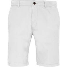 Chino Shorts - White ASQUITH & FOX Casual Chino Shorts White
