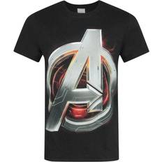 Avengers Herr T-shirts Avengers Age Of Ultron Official Mens Logo T-Shirt Black