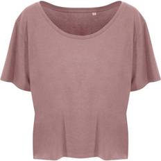 Daintree EcoViscose Cropped T-Shirt Dusty Pink
