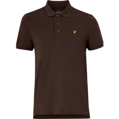 Lyle & Scott Slits Pikétröjor Lyle & Scott Plain Polo Shirt Överdelar Herr Brun