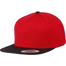Red Caps Yupoong Flexfit Classic Varsity Snapback Cap Dark Red One