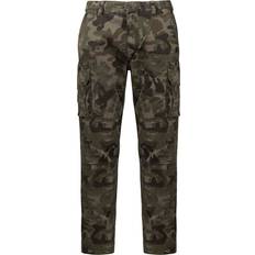 Elastane/Lycra/Spandex - Unisex Trousers & Shorts Kariban Adults Unisex Multi-Pocket Cargo Trousers 40R Camouflage