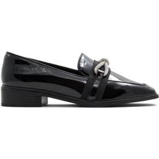 Aldo Women Low Shoes Aldo – Encore – Svarta, lackade loafers med utsmyckningar-Svart/a