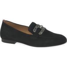 Gabor Women Loafers Gabor Jackie Diamante Buckle Loafers, Black