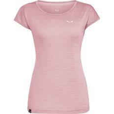 Dame - Syntetisk T-shirts Salewa Puez Melange Dry S/S Tee - Farve Pink