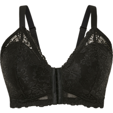 Zizzi BH'er Zizzi Blød BH lErva Lace Bra Sort