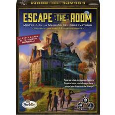 Thinkfun 76368, Escape The Room: Mystery in the Observatory Mansion, Board Game, Spanish Version, 3-8 Players, Recommended Age 10